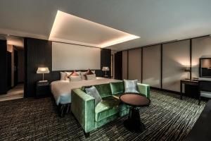 Postel nebo postele na pokoji v ubytování Hotel Allamanda Aoyama Tokyo