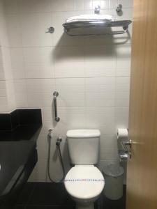 Koupelna v ubytování Hotel Domani