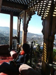 Nespecifikovaný výhled na hory nebo výhled na hory při pohledu z bed and breakfast