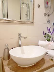 Koupelna v ubytování Studio apartman Megy + 15 fotografií