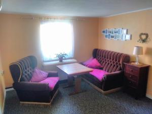 Posezení v ubytování Spreewald Ferienwohnung Wollgast