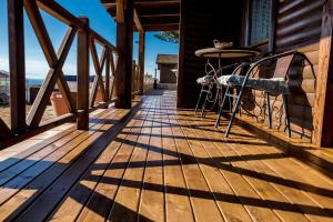 Balkon lub taras w obiekcie Rural Tarifa Beach Las Cabañas