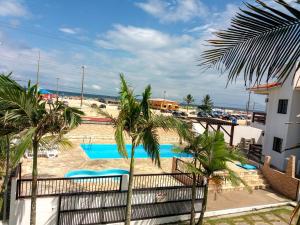 Uma vista da piscina em Hotel Nossa Senhora do Carmo ou nos arredores