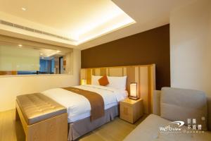 Voodi või voodid majutusasutuse ISPAVITA B&B Resort toas
