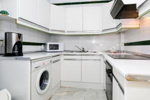 A kitchen or kitchenette at weforyou near the beach TWO bedrooms in Pueblo Evita
