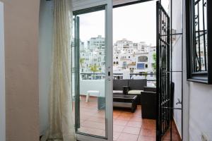 A balcony or terrace at weforyou near the beach TWO bedrooms in Pueblo Evita