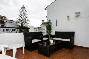 A balcony or terrace at weforyou near the beach TWO bedrooms in Pueblo Evita