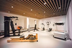 Fitness centrum a/nebo fitness zařízení v ubytování Hotel Gude