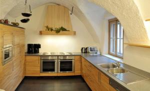 Kuchyň nebo kuchyňský kout v ubytování Kolping-Ferienhaus