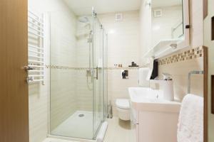 Koupelna v ubytování Prime Hotel Apartmani