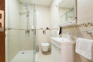 Koupelna v ubytování Prime Hotel Apartmani