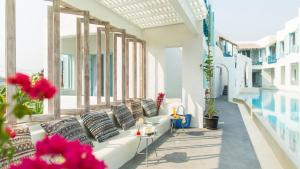 Bazén v ubytování Resort de Paskani nebo v jeho okolí