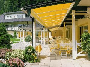 A garden outside Hotel Seehof