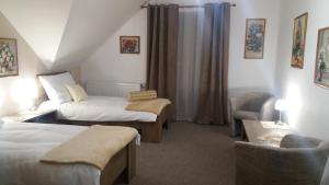 Posteľ alebo postele v izbe v ubytovaní Prague Sweet Home