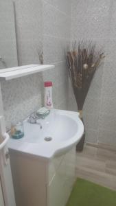Ванна кімната в Pensiune Spital Fundeni
