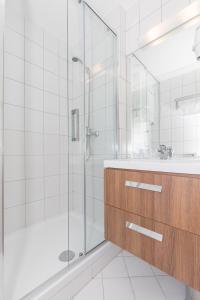 Kúpeľňa v ubytovaní Gryf Resort Międzywodzie
