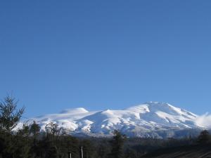 Una imagen general de la montaña o una montaña tomada desde la casa de vacaciones