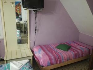 Postel nebo postele na pokoji v ubytování Hotel La Zorza
