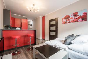 Posteľ alebo postele v izbe v ubytovaní P&O Serviced Apartments GOCLAW
