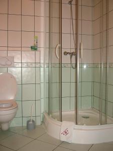 Kúpeľňa v ubytovaní Blum Pince - Borozó Vendégház