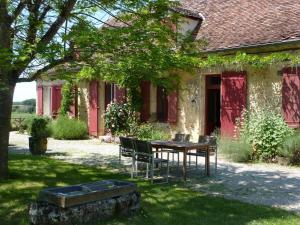 O grădină în afara Chambres d'hôtes - Dîners - Piscine - centre-ville Bergerac 5km - Domaine de Bellevue Cottage
