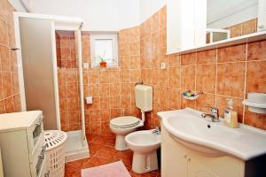Koupelna v ubytování Apartman Diana