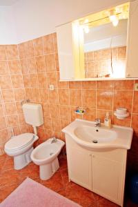 Koupelna v ubytování Apartman Diana