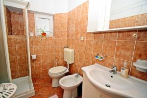 Koupelna v ubytování Apartman Diana