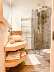 A bathroom at Gloria Holiday Home Bormio