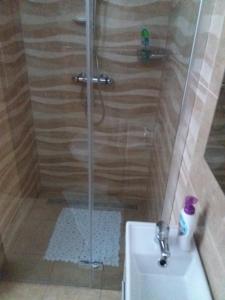 Koupelna v ubytování Hostel Poslon