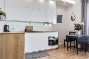 Kuchyňa alebo kuchynka v ubytovaní Elite Apartments Marine Suite