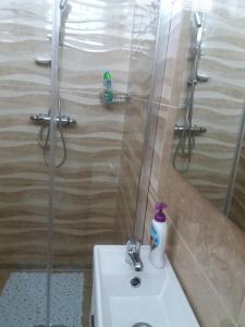 Koupelna v ubytování Hostel Poslon