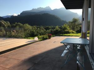Widok na góry z tego apartamentu