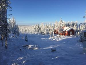 Fjällhus 1 v zimě