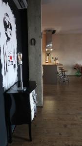 Kuchyň nebo kuchyňský kout v ubytování LOFT "EL PARQUE"