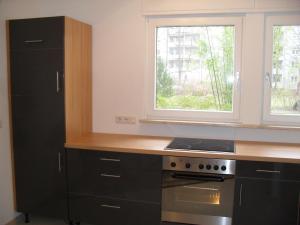 Η κουζίνα ή μικρή κουζίνα στο Ambiente in Karlsruhe City +18 φωτογραφίες