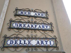 Certifikát, hodnocení, plakát nebo jiný dokument vystavený v ubytování B&B delle Arti