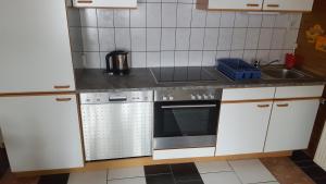 Kuchnia lub aneks kuchenny w obiekcie Ferienwohnung Haus Cerny
