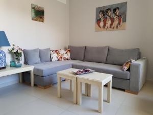 Część wypoczynkowa w obiekcie Heraklion Old Port Apartments
