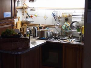 Köök või kööginurk majutusasutuses Casa ai Ghiri