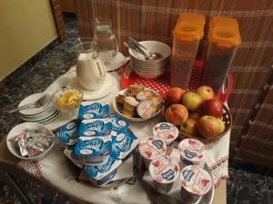 Možnosti snídaně pro hosty v ubytování Penzion Aneta