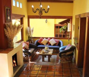 Posezení v ubytování Hotel Posada Real Tapalpa