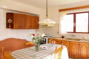A kitchen or kitchenette at Pelagion II Sea Coral - Beachfront holiday home
