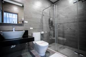 Koupelna v ubytování ManMan B&B