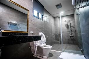 Koupelna v ubytování ManMan B&B + 37 fotografií
