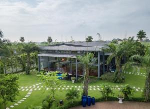 an aerial view of a house with a garden at FLC Luxury Resort Vinh Phuc in Hoằng Xá