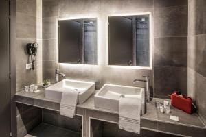 Koupelna v ubytování Spice Hotel Milano