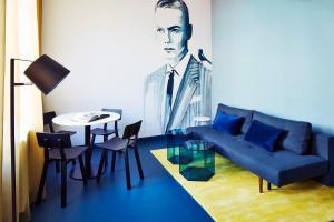Posezení v ubytování Design Hotel Modez