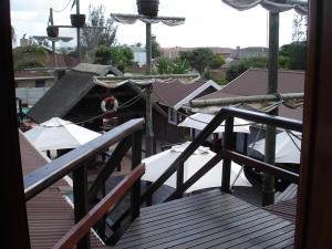 A balcony or terrace at Bay Cove Inn