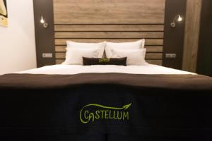 Postel nebo postele na pokoji v ubytování Hotel Castellum